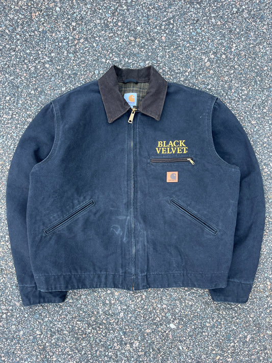 Faded Black Carhartt Detroit Jacket - Boxy Medium