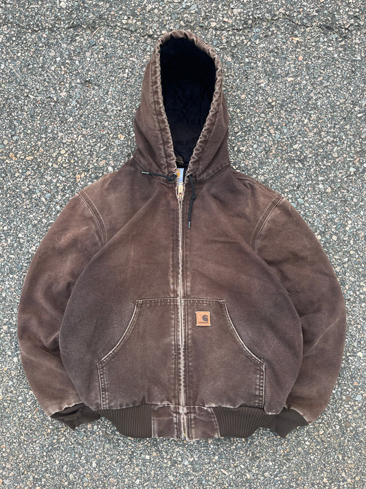 Faded Brown Carhartt Active Jacket - Small