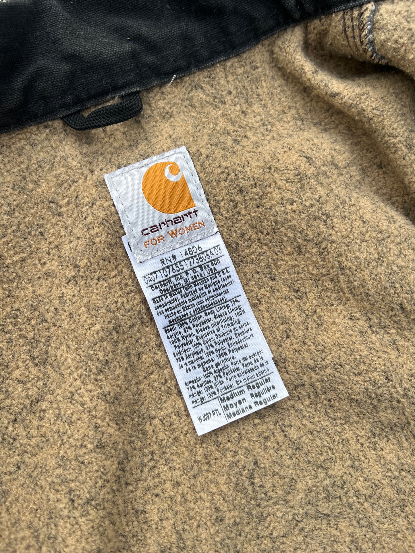 Faded Petrol Blue Carhartt Detroit Jacket - Small