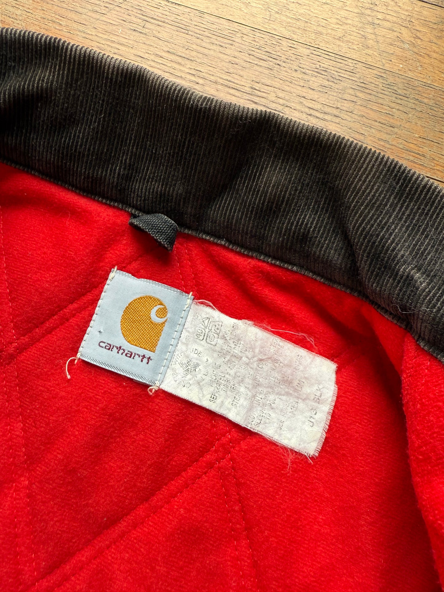 Faded Black Carhartt Santa Fe Jacket - Medium