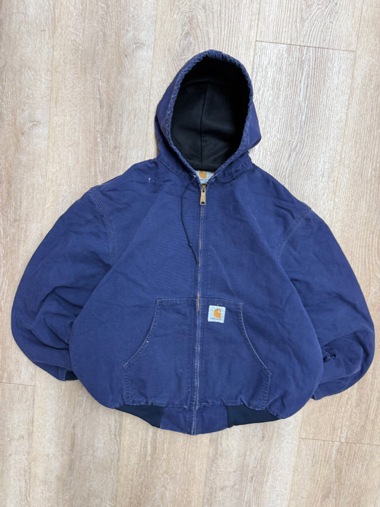 Faded Blue Carhartt Active Jacket - Medium