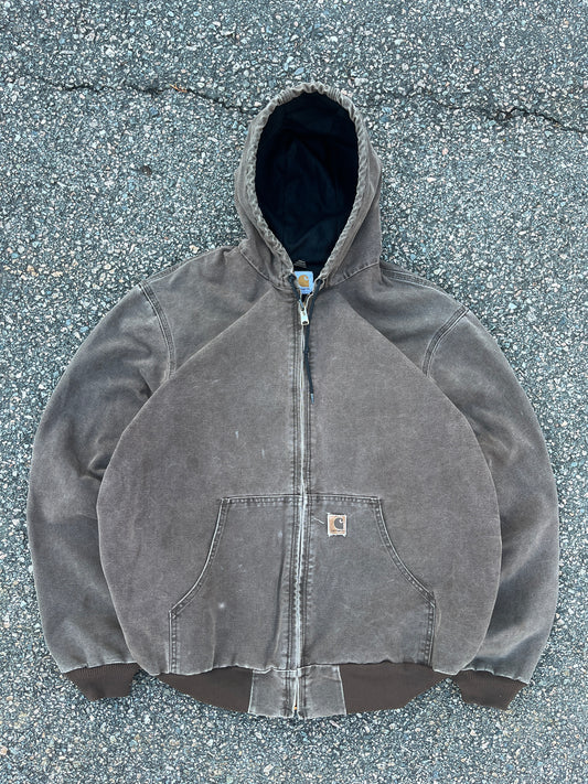 Faded Chestnut Brown Carhartt Active Jacket - 2XL