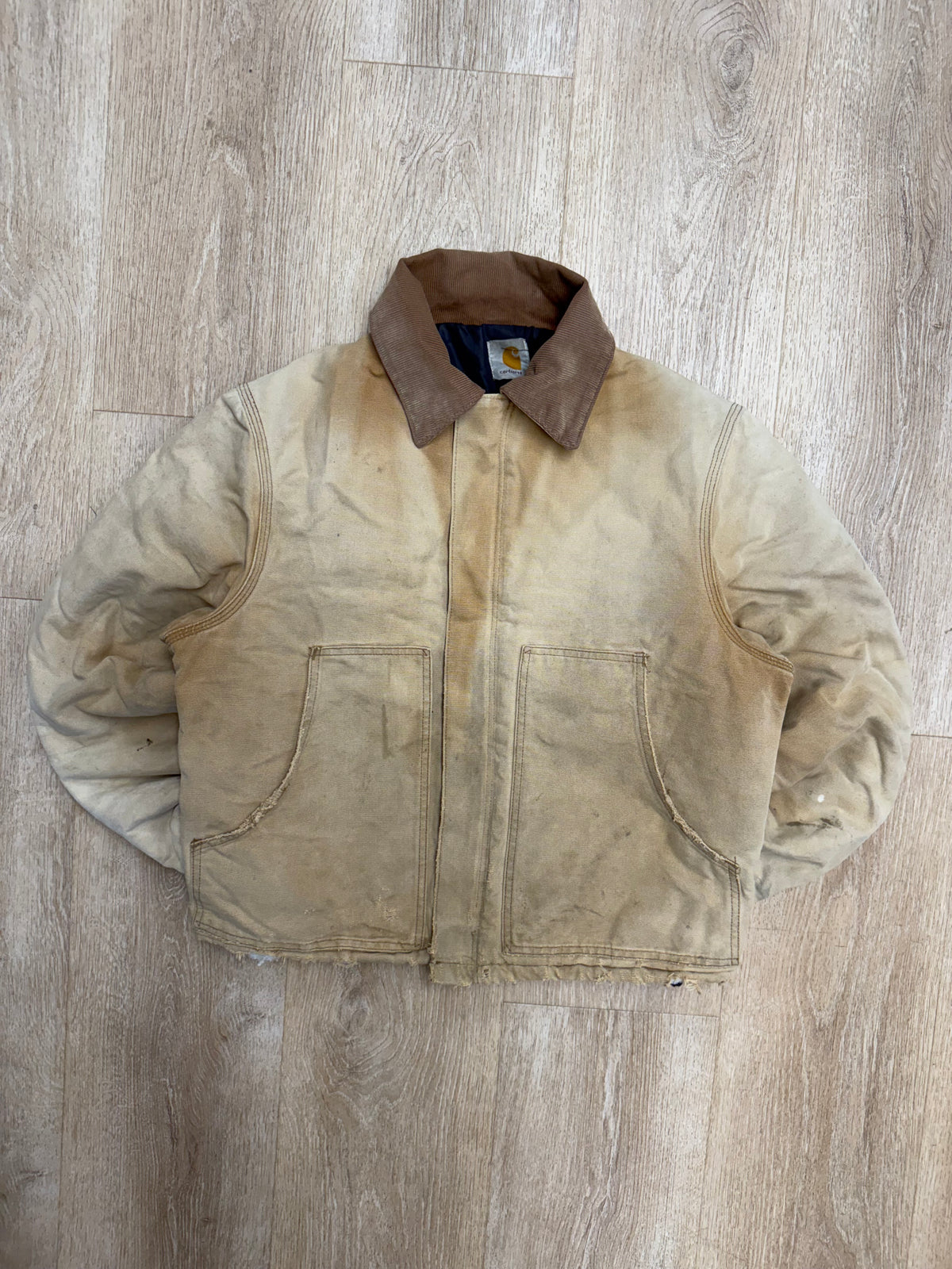 Faded Brown Carhartt Arctic Jacket - Medium