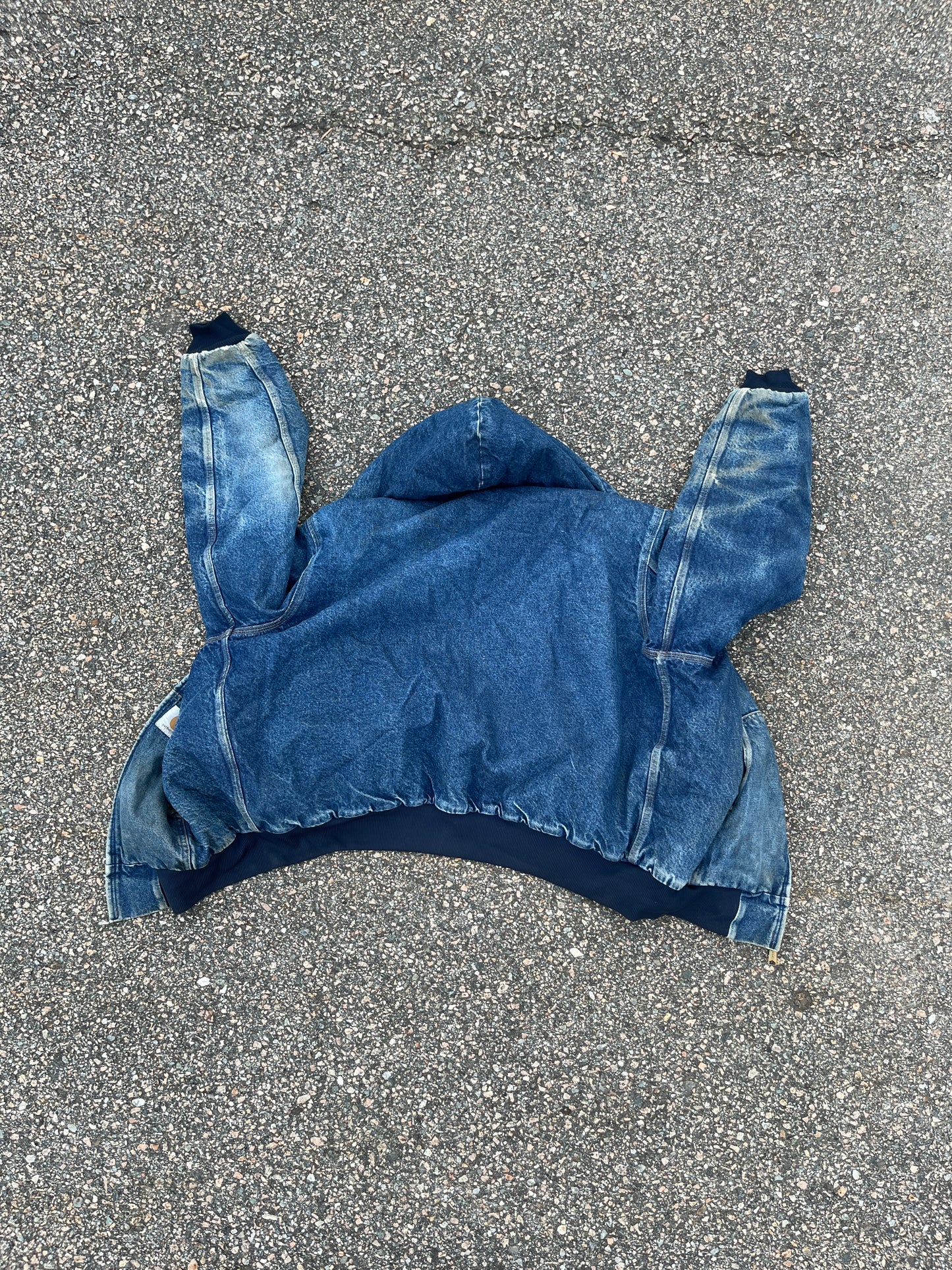 フェードデニム サウスウエスト アズテック ライン カーハート アクティブ ジャケット - ボックス XL