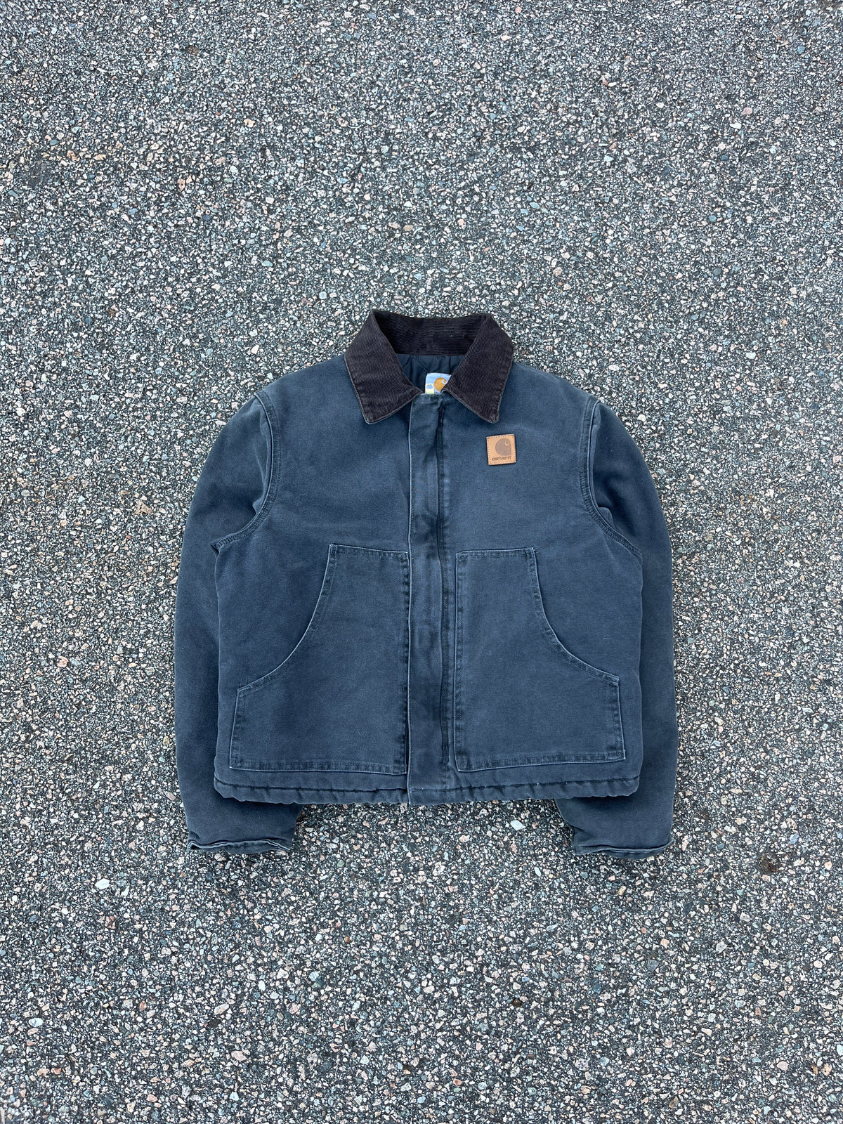 Faded Petrol Blue Carhartt Arctic Jacket - Medium