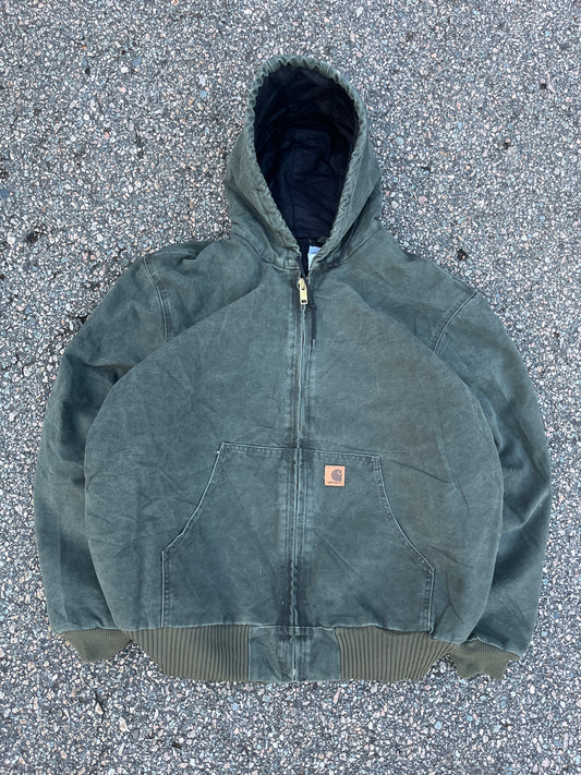 Faded Olive Green Carhartt Active Jacket - XL