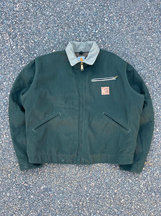 Grail Olive Green Carhartt Detroit Jacket - Boxy Medium