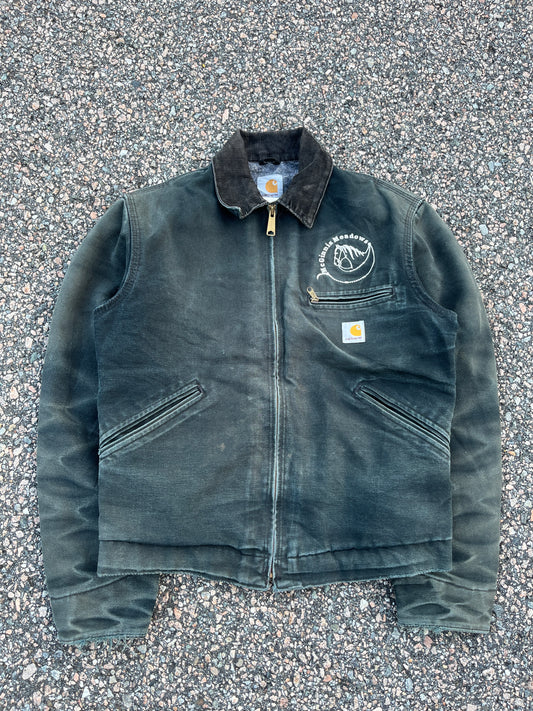 Faded Black Carhartt Detroit Jacket - Small
