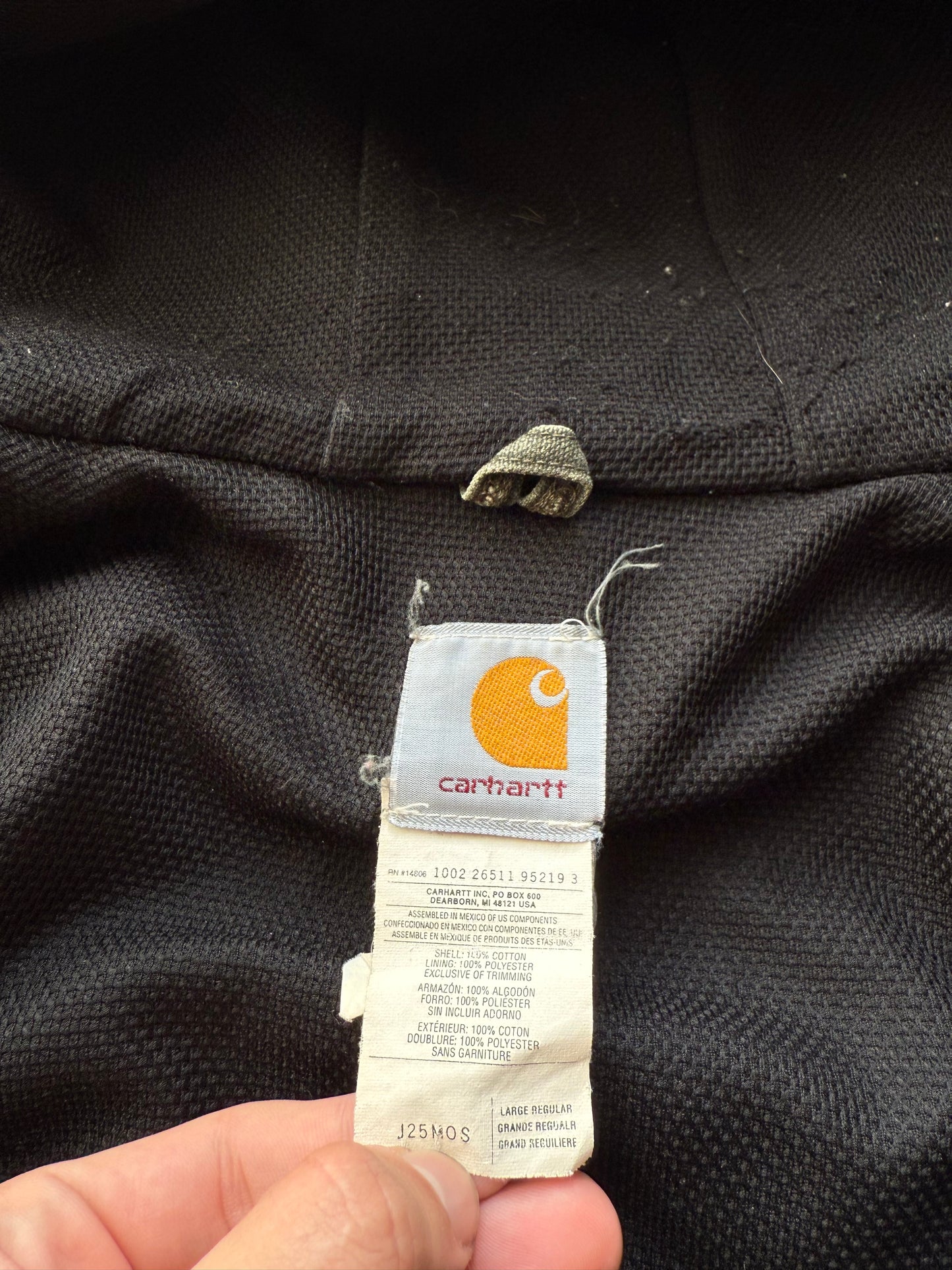 Faded Olive Green Carhartt Active Jacket - Large