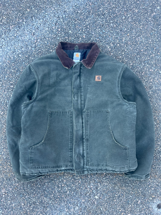 Faded Olive Green Carhartt Arctic Jacket - Boxy Large