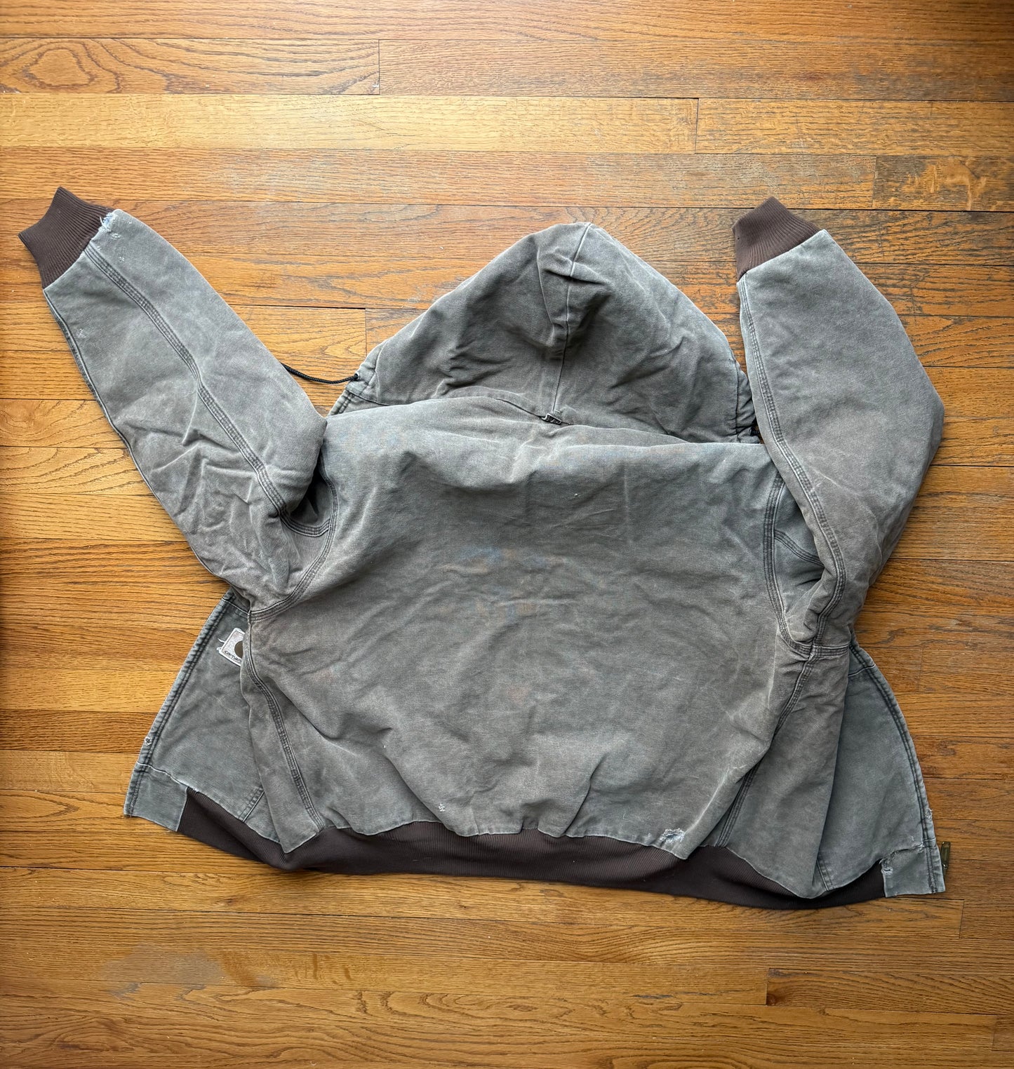 Faded Chestnut Brown Carhartt Active Jacket - Large