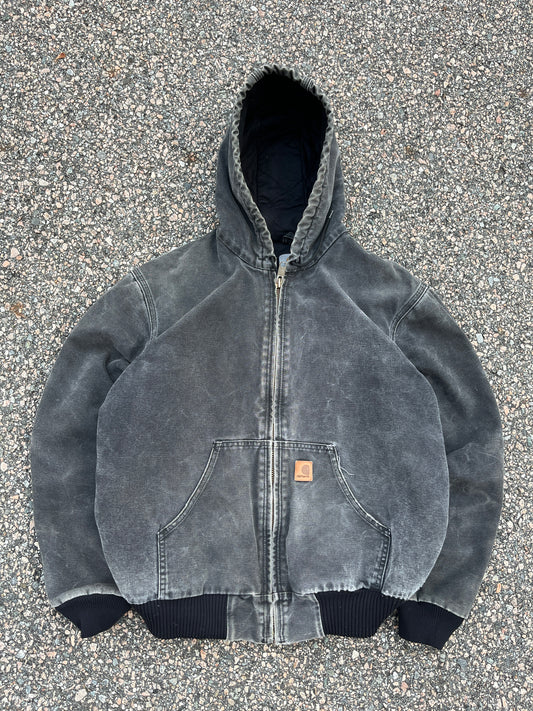 Faded Black Carhartt Active Jacket - Medium