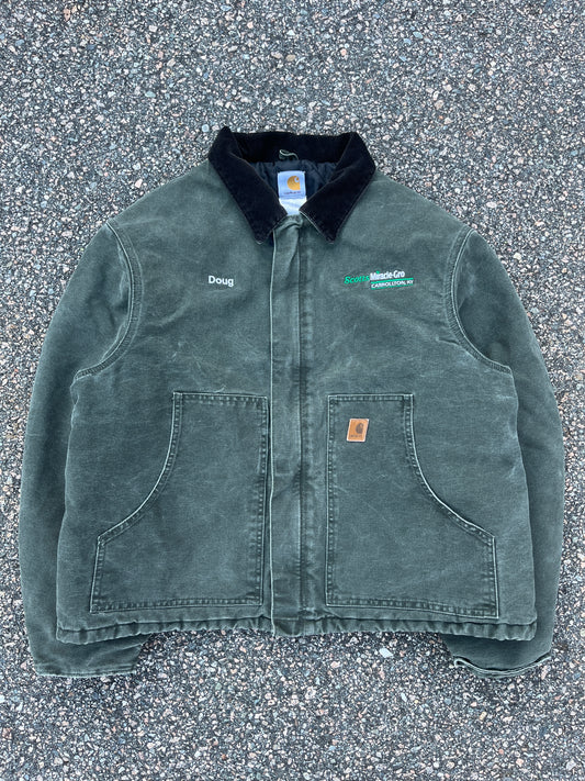 Faded Olive Green Carhartt Arctic Jacket - Boxy Large