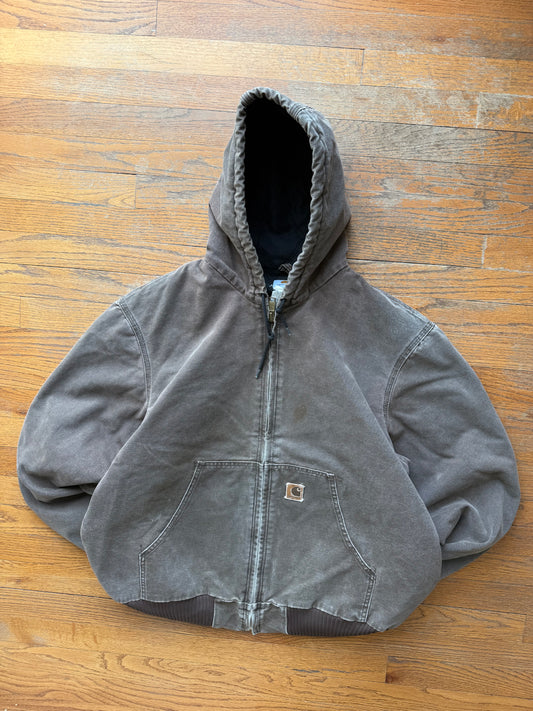 Faded Chestnut Brown Carhartt Active Jacket - XL