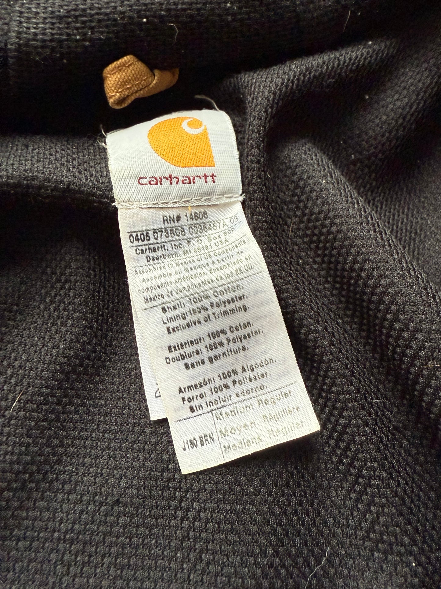 Faded Brown Carhartt Active Jacket - Medium