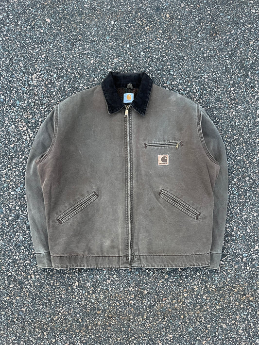 Faded Chestnut Brown Carhartt Detroit Jacket - Boxy Large