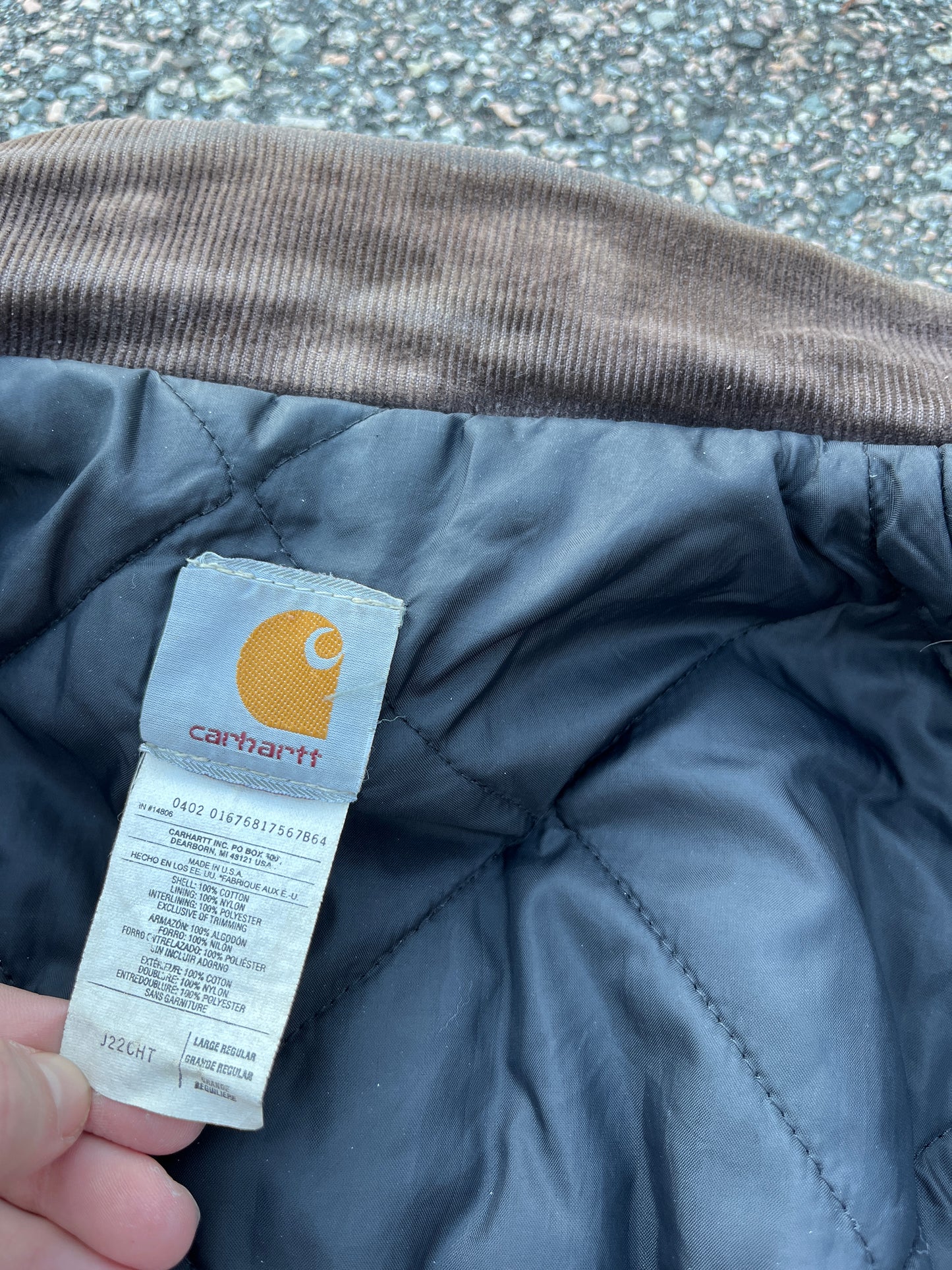 褪色栗棕色 Carhartt 北极夹克 - 中号
