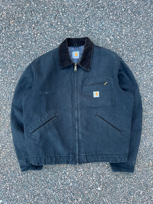 Faded Black Carhartt Detroit Jacket - Boxy M-L