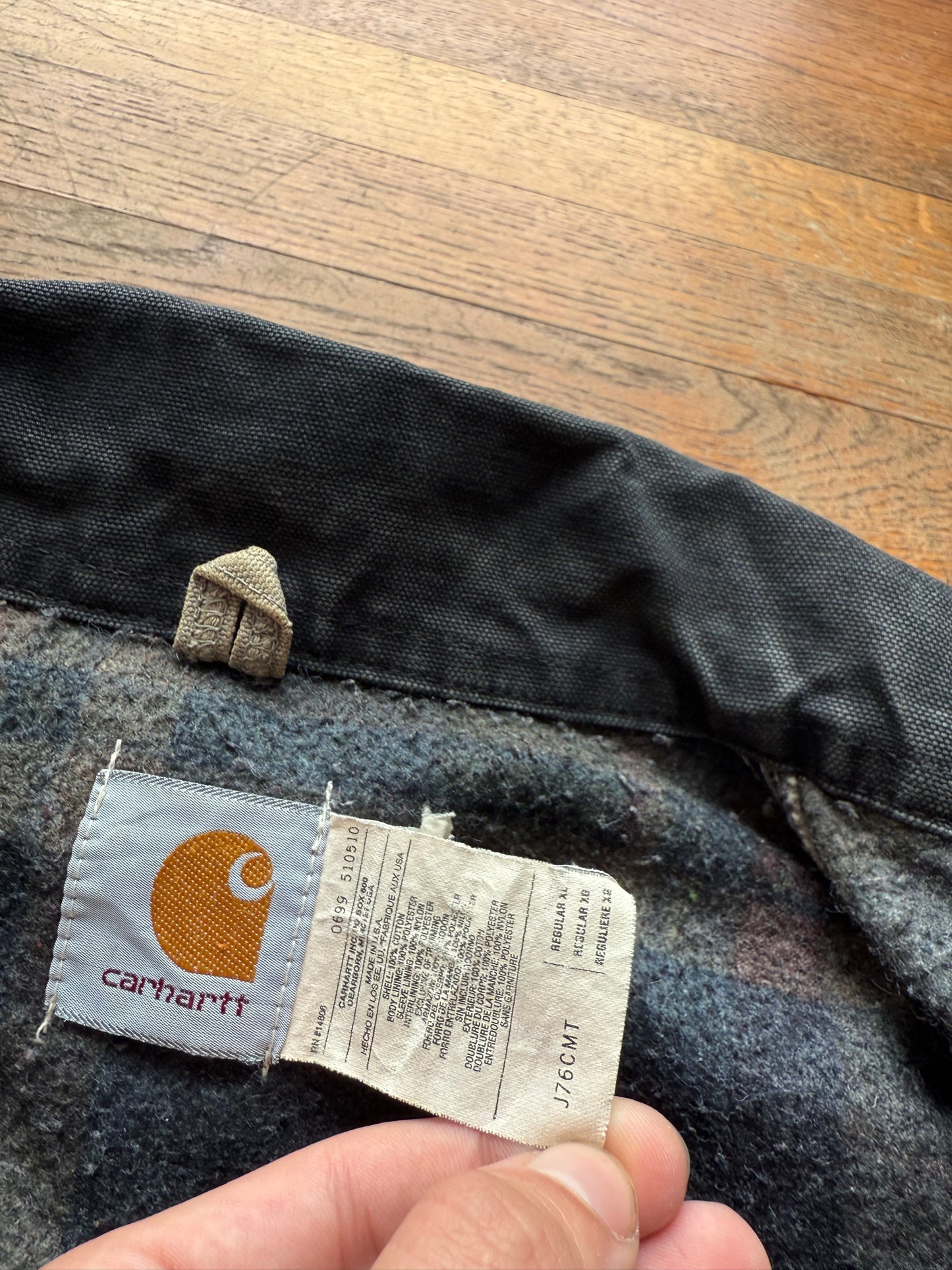 Faded Cement Grey Carhartt Detroit Jacket - XL