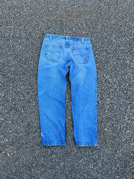 Levi’s Faded Denim Orange Tab 501 Pants - 35 x 28.5