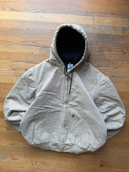 Faded Saddle Brown Carhartt Active Jacket - XL