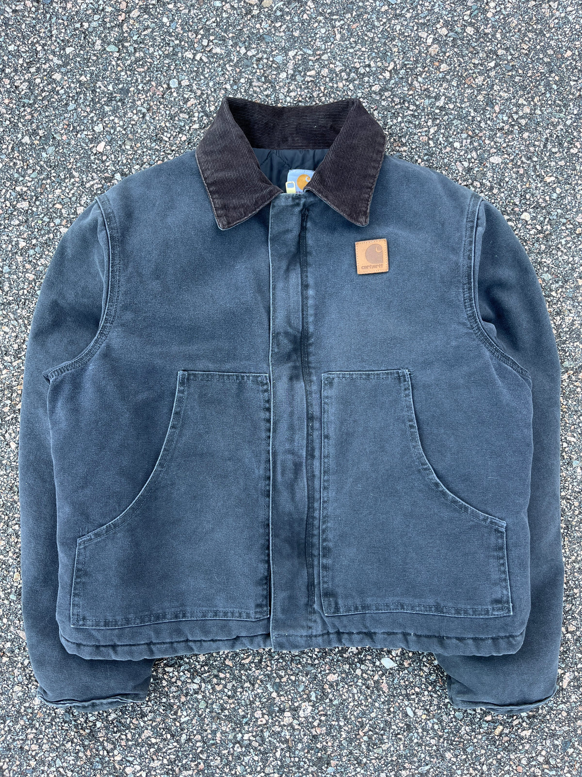 Faded Petrol Blue Carhartt Arctic Jacket - Medium