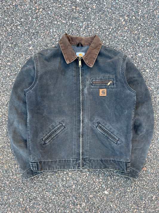 Faded Black Carhartt Detroit Jacket - Small