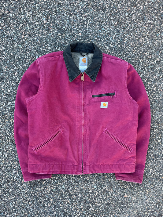 Faded Raspberry Carhartt Detroit Jacket - Small