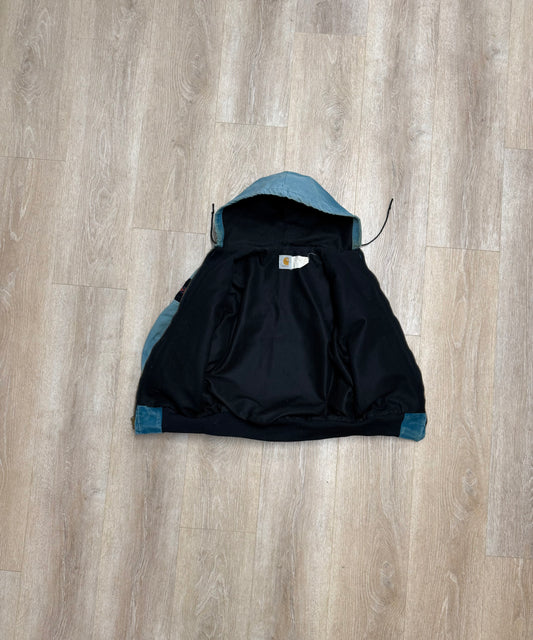 Faded Teal Southwest Aztec Carhartt Active Jacket - Small
