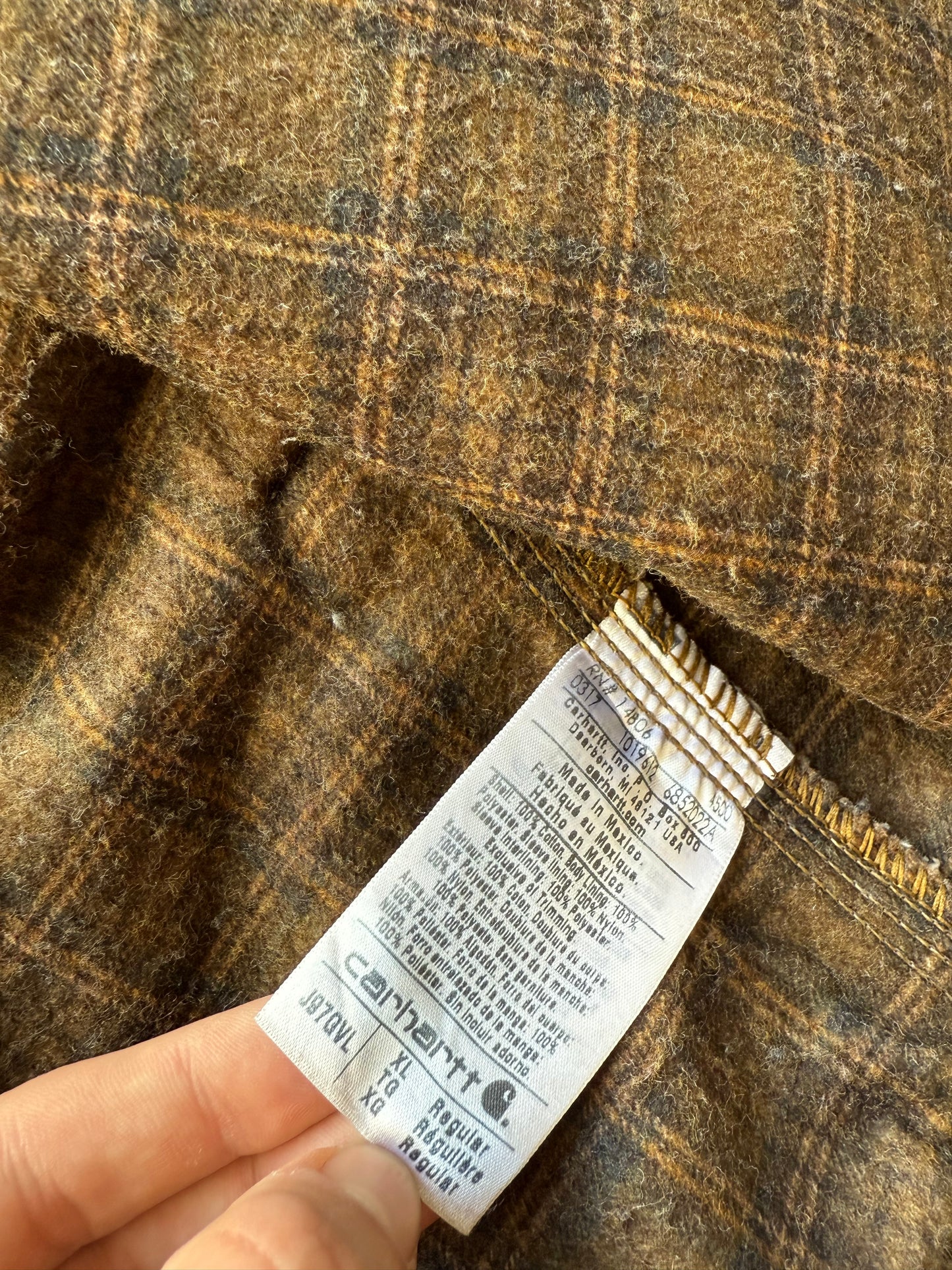 Faded Gravel Grey Carhartt Detroit Jacket - XL