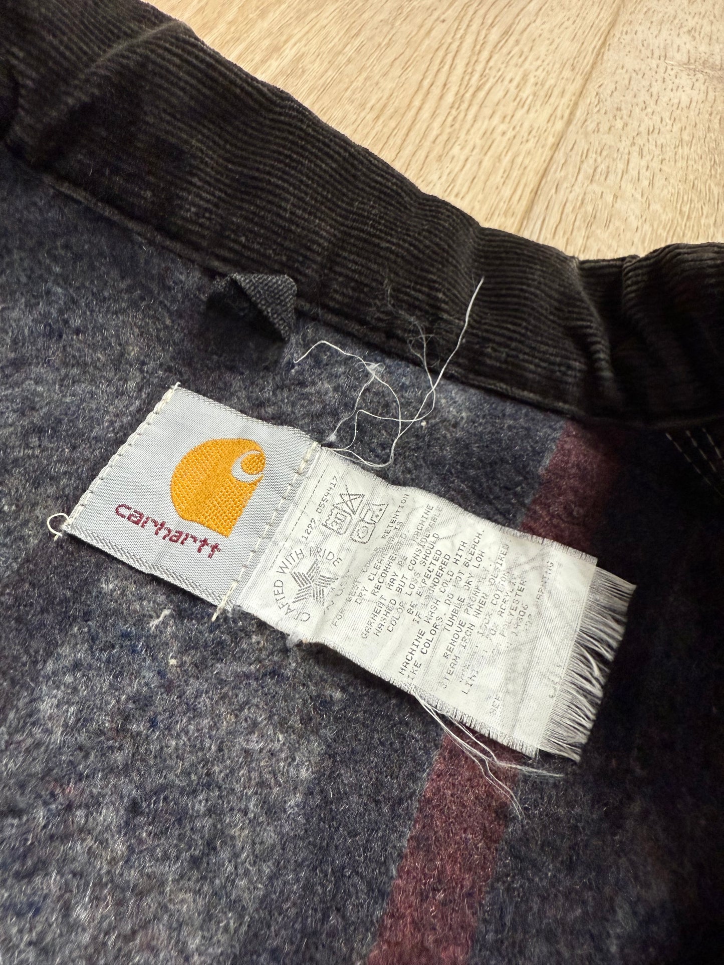 Faded Black Carhartt Detroit Jacket - Large