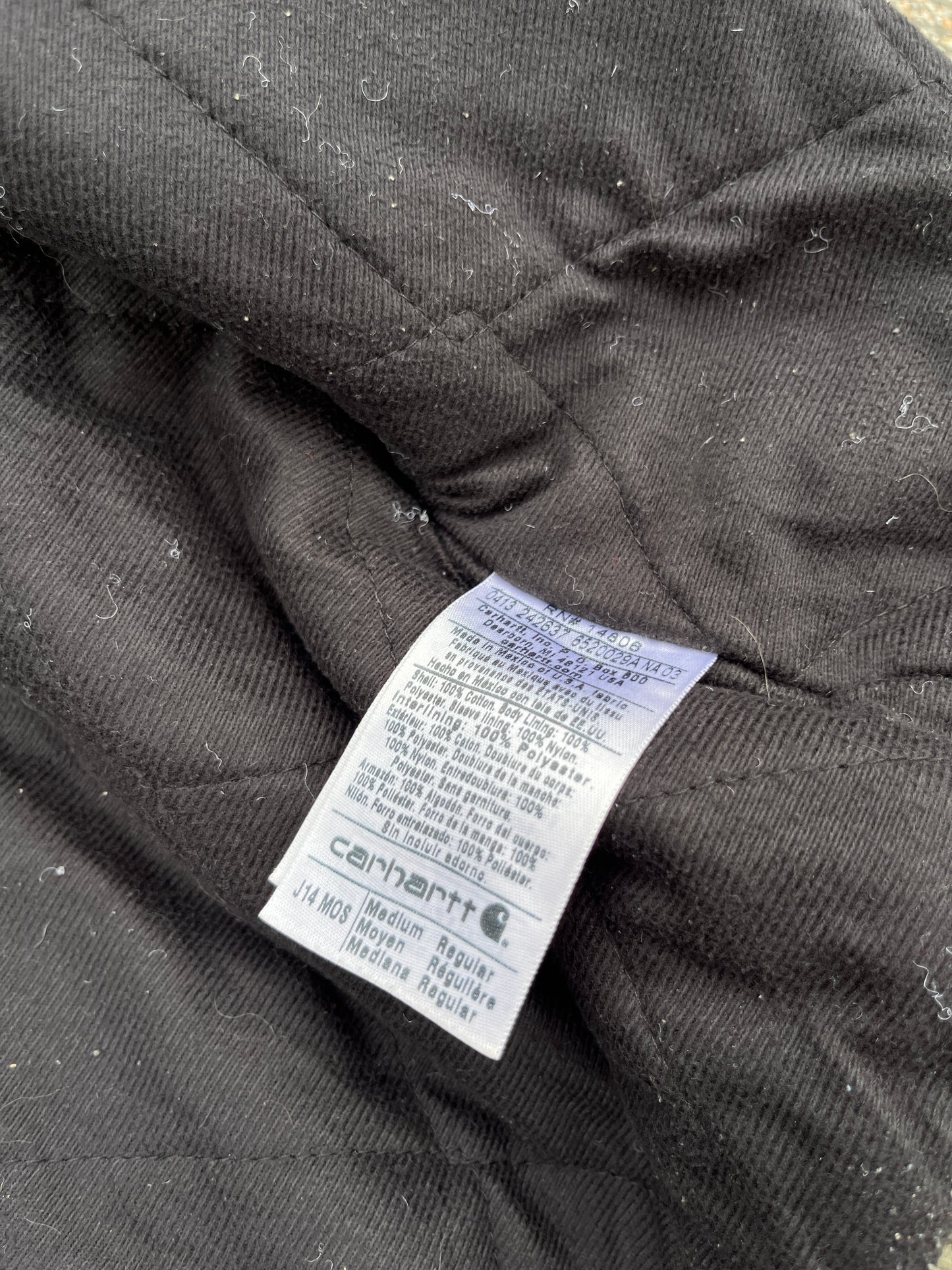 Faded Olive Green Carhartt Santa Fe Jacket - Medium