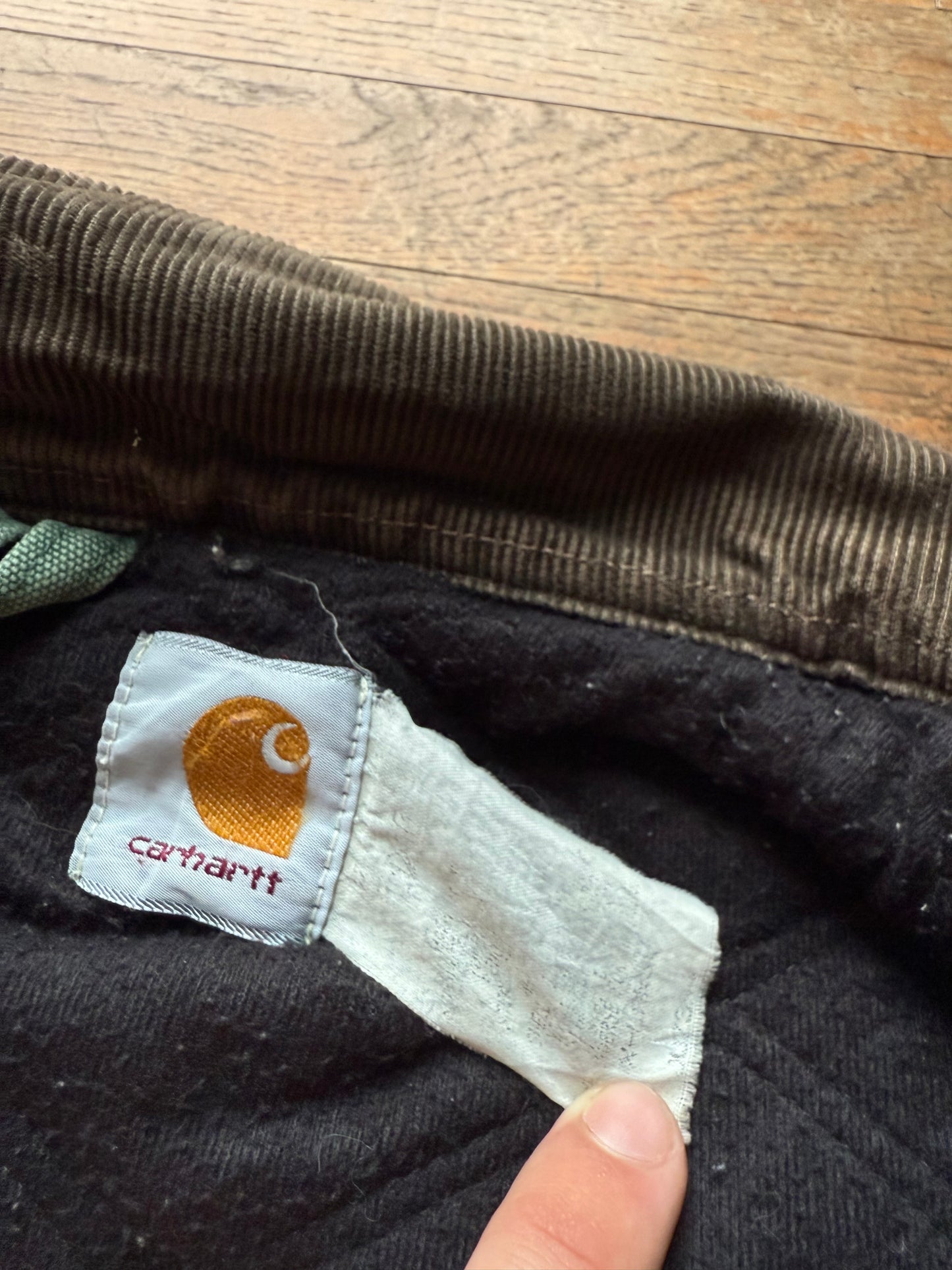 Faded Aspen Green Carhartt Santa Fe Jacket - Boxy Large