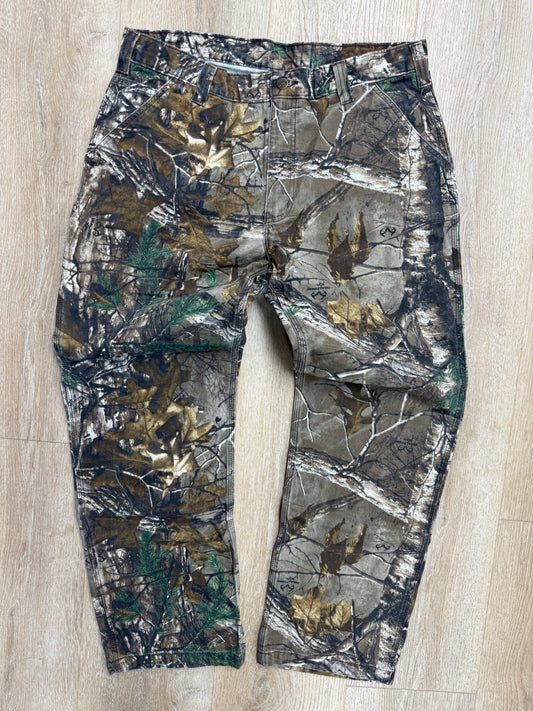 Faded Realtree Carhartt Carpenter Pants - 36 x 30