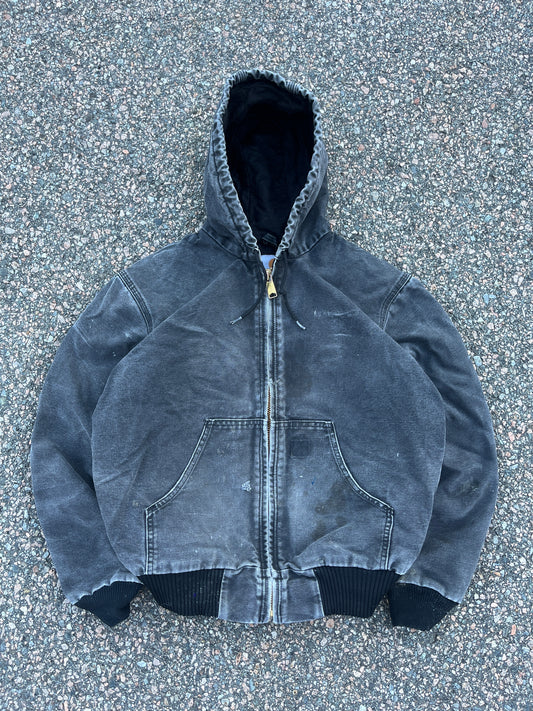 Faded Black Carhartt Active Jacket - Small
