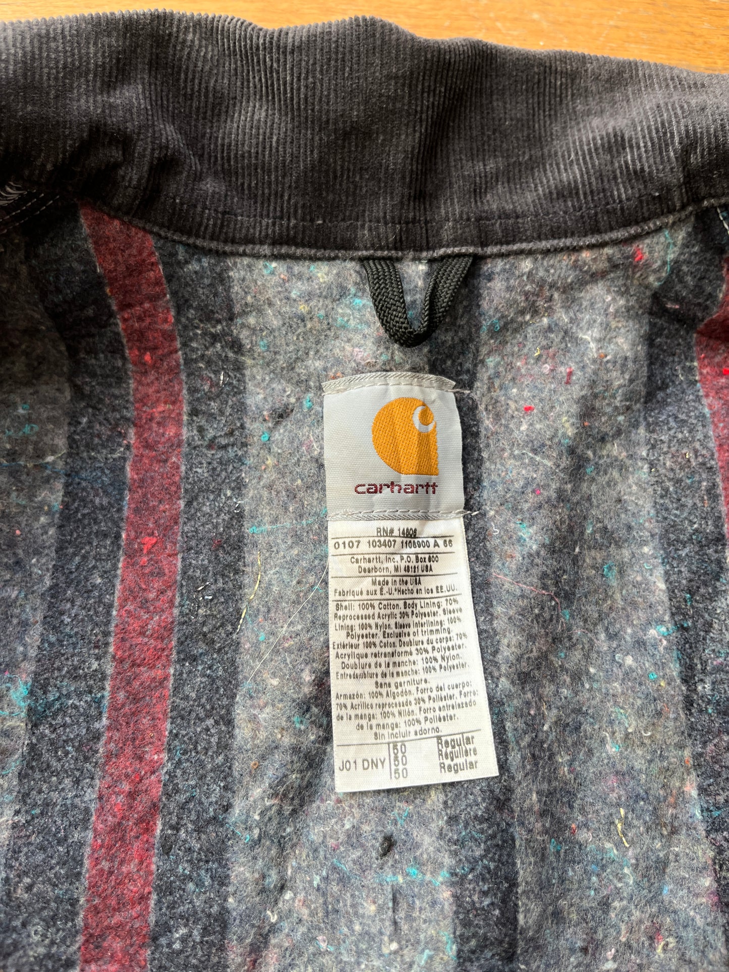 Faded Navy Blue Carhartt Detroit Jacket - Boxy XL-2XL