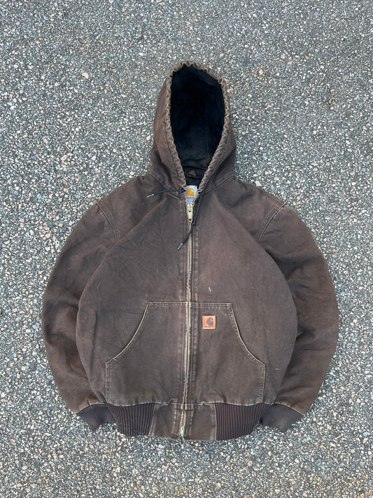 Faded Brown Carhartt Active Jacket - Small