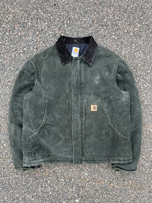 Faded Olive Green Carhartt Arctic Jacket - Large