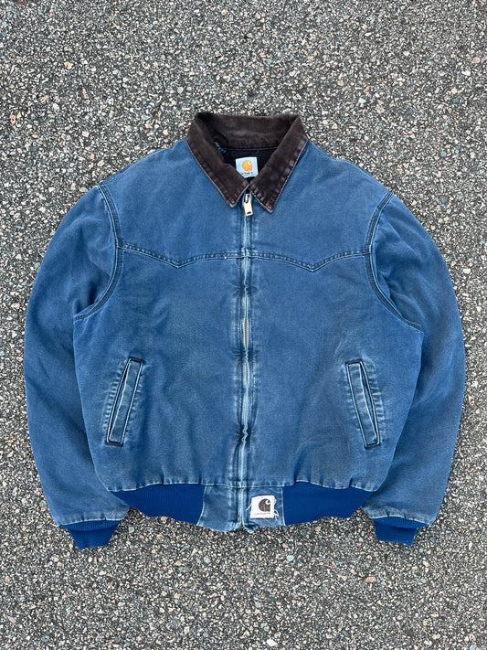 Faded Blu Carhartt Santa Fe Jacket - Boxy Large
