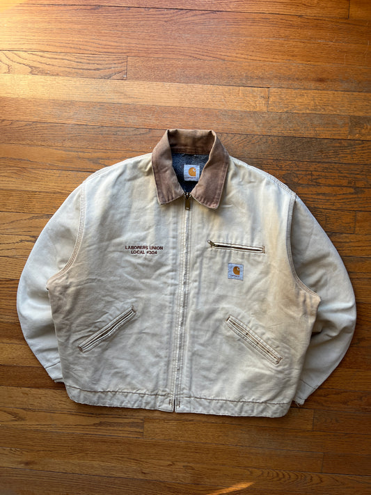 Faded Brown Carhartt Detroit Jacket - XL