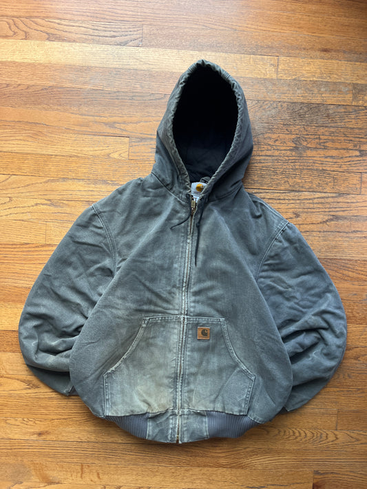 Faded Gravel Grey Carhartt Active Jacket - Medium
