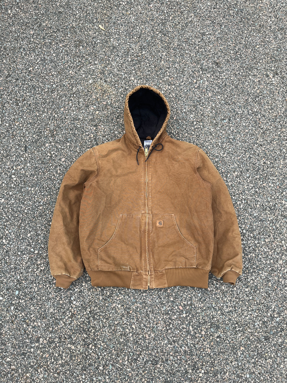 Faded Brown Carhartt Jacket - Large