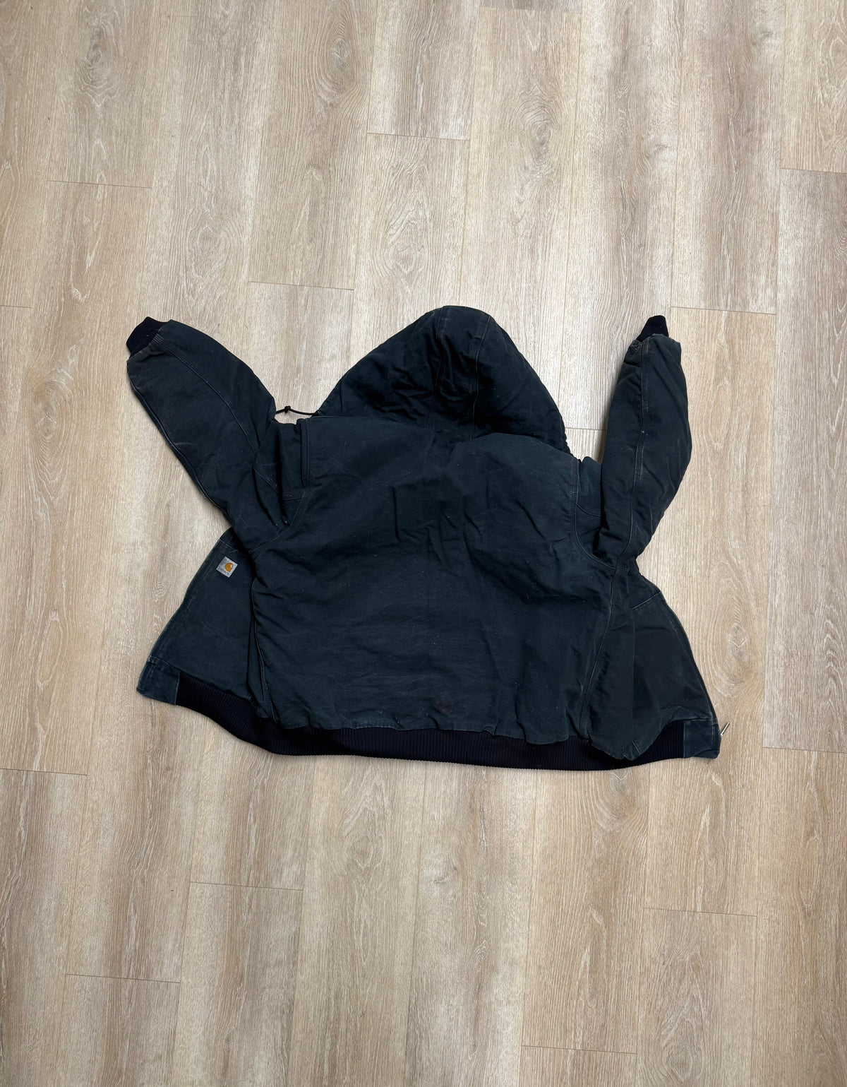Faded Black Carhartt Active Jacket - XL