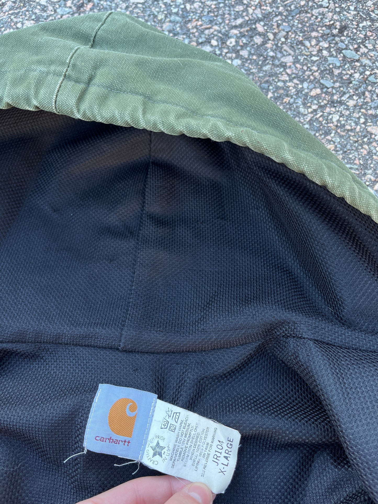 Faded Forest Green Carhartt Active Jacket - XL