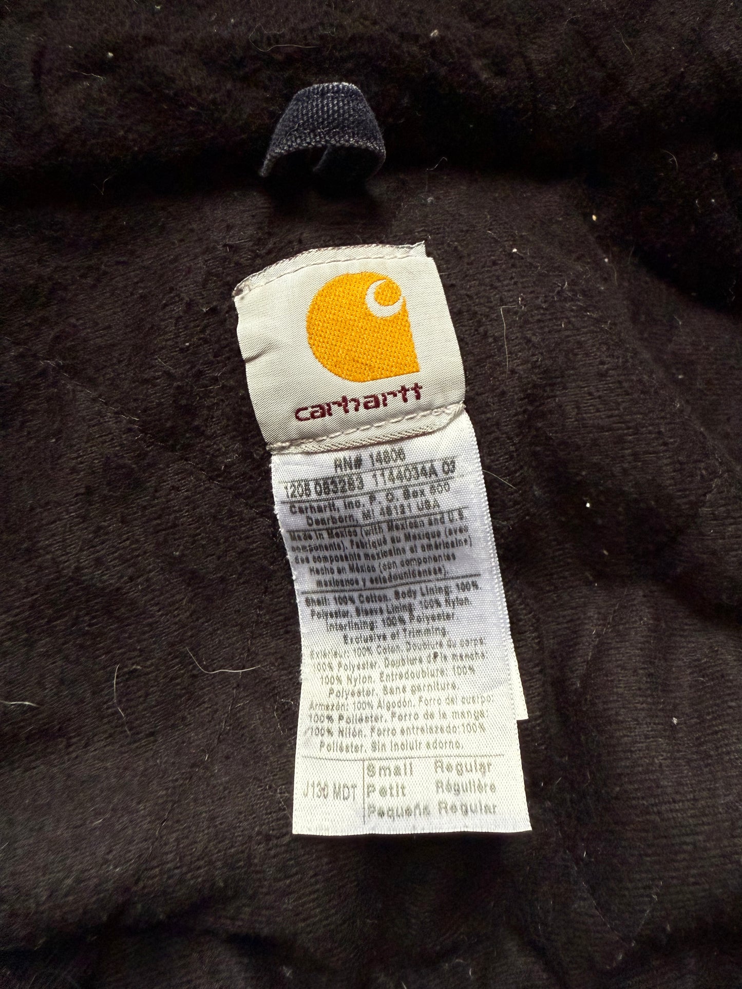 Faded Midnight Blue Carhartt Active Jacket - Small