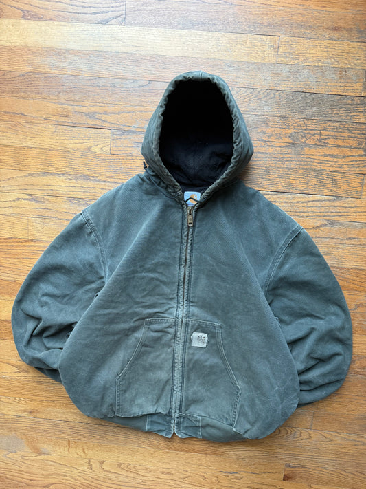 Faded Olive Green Carhartt Active Jacket - XL