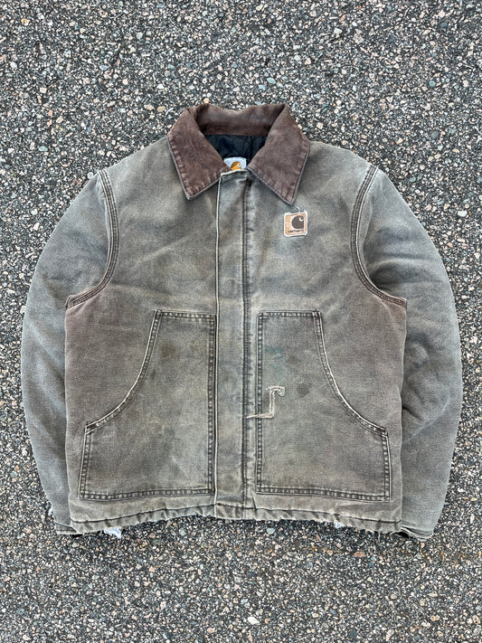 色あせたチェスナットブラウンのカーハート アークティック ジャケット - ミディアム