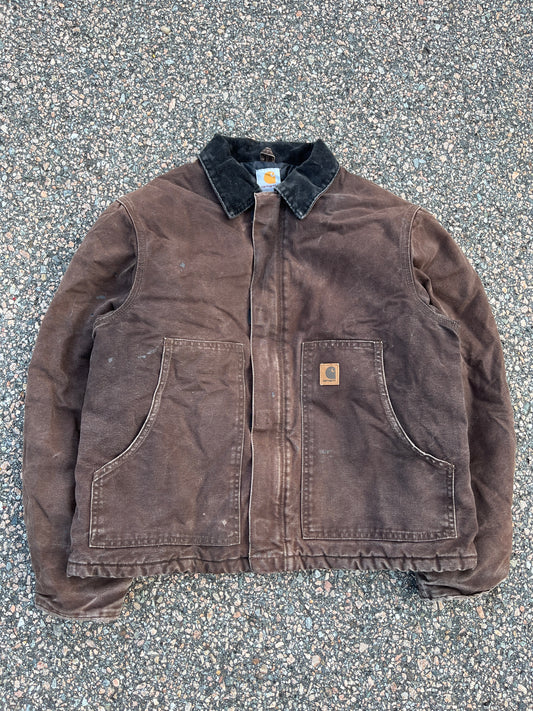 Faded Brown Carhartt Arctic Jacket - Boxy Medium