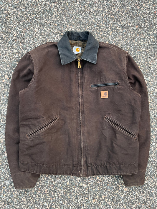 Faded Brown Carhartt Detroit Jacket - Medium