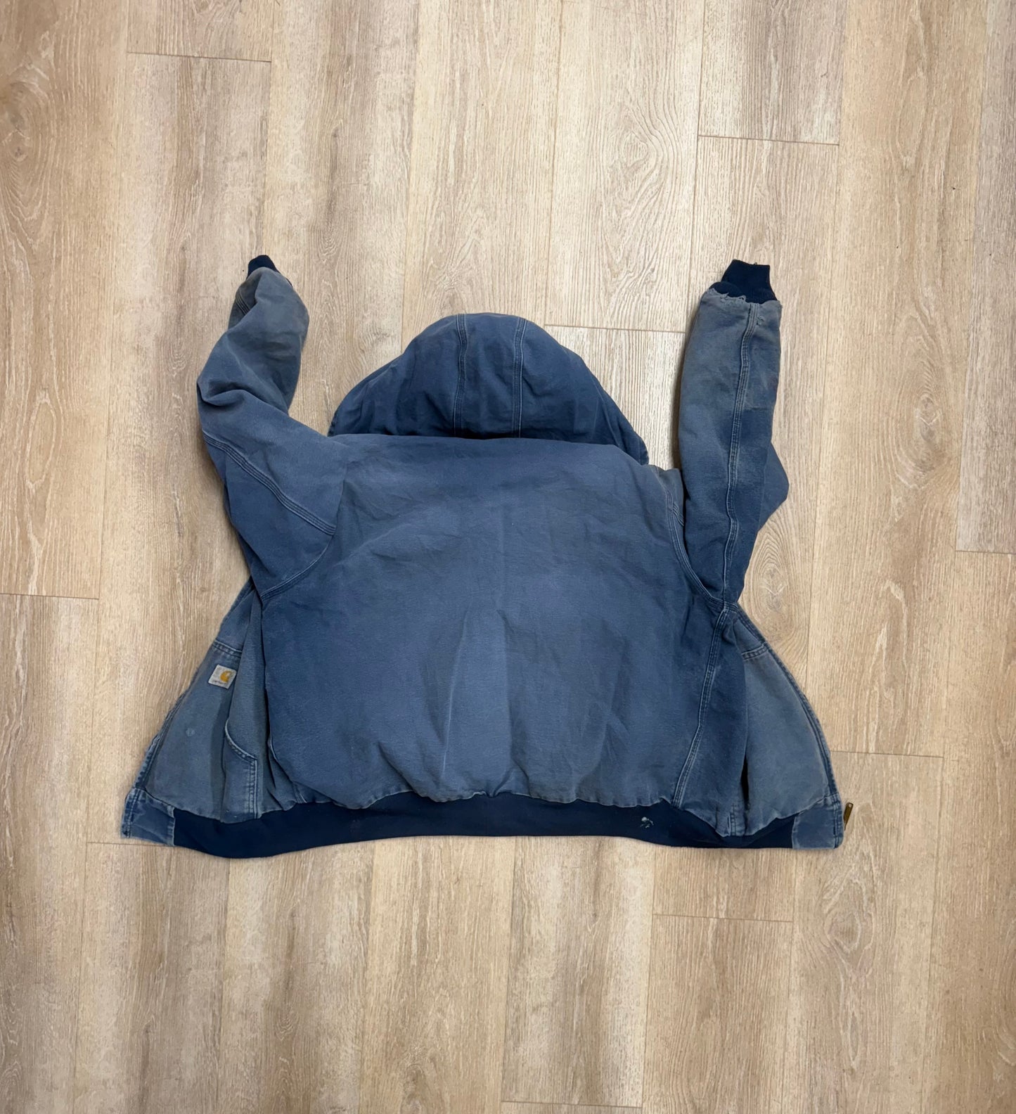 Faded Blue Carhartt Active Jacket - XL